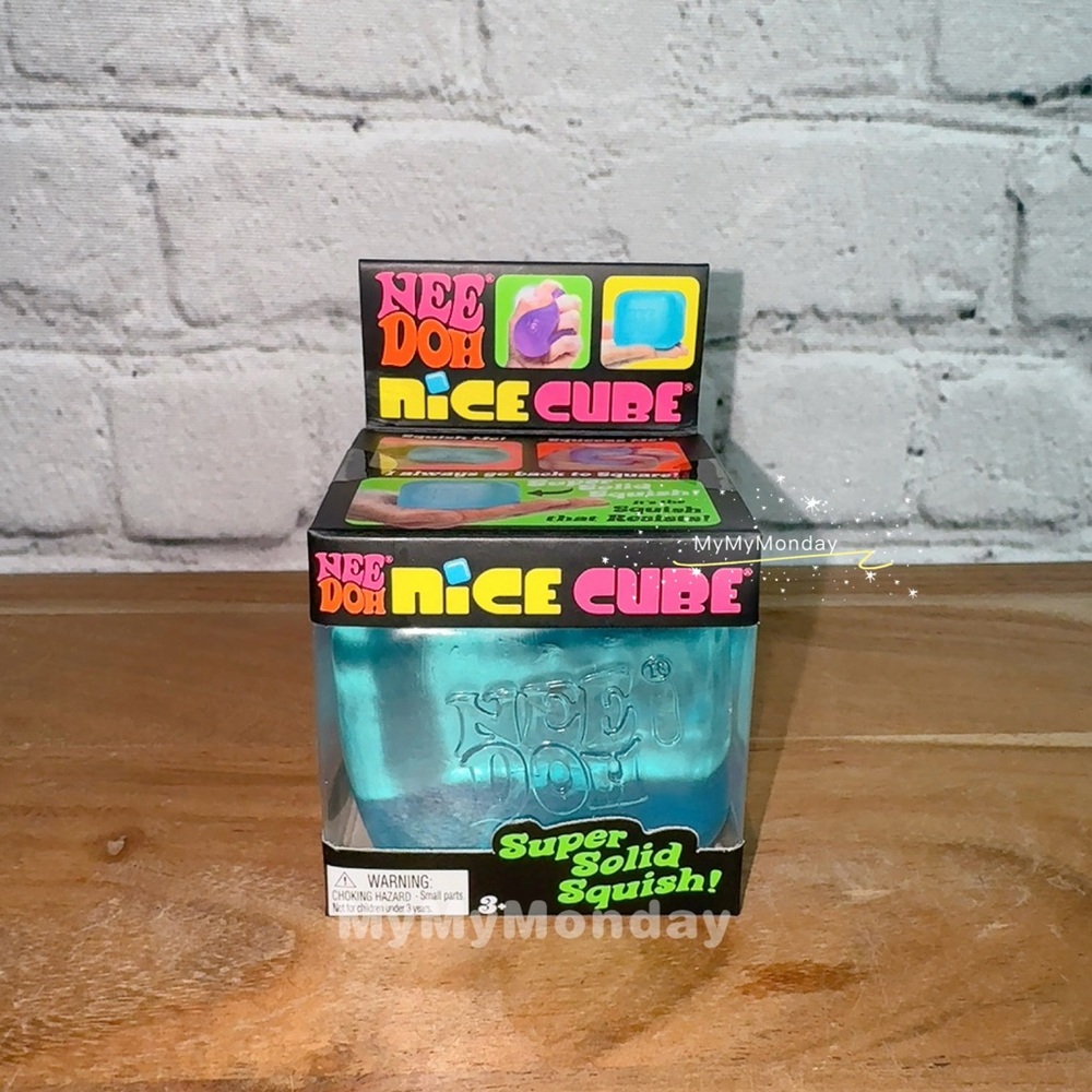 NeeDoh Nice Cube Squishy Blue